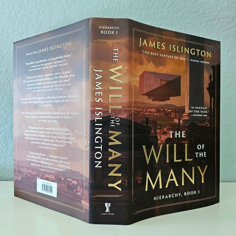 The Will of the Many SIGNED by James Islington Deluxe Hardcover First Print NEW