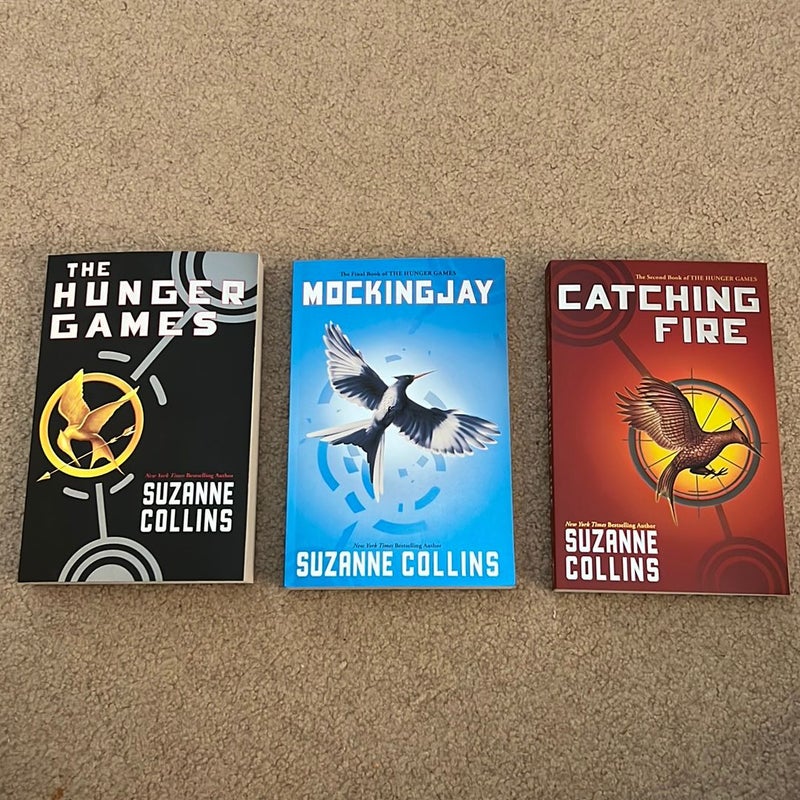 The Hunger Games, Mockingjay, & Catching Fire