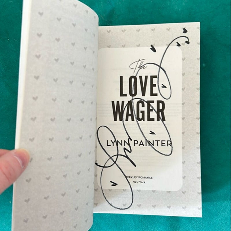 The Love Wager Signed