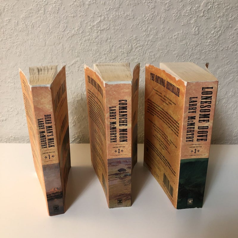 Dead Man's Walk, Comanche Moon, & Lonesome Dove Book Set