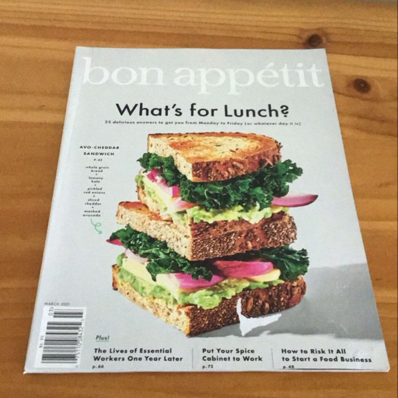 Bon Appetite magazine March 2021