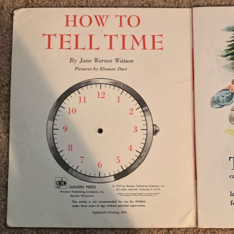 How to Tell Time (Vintage)