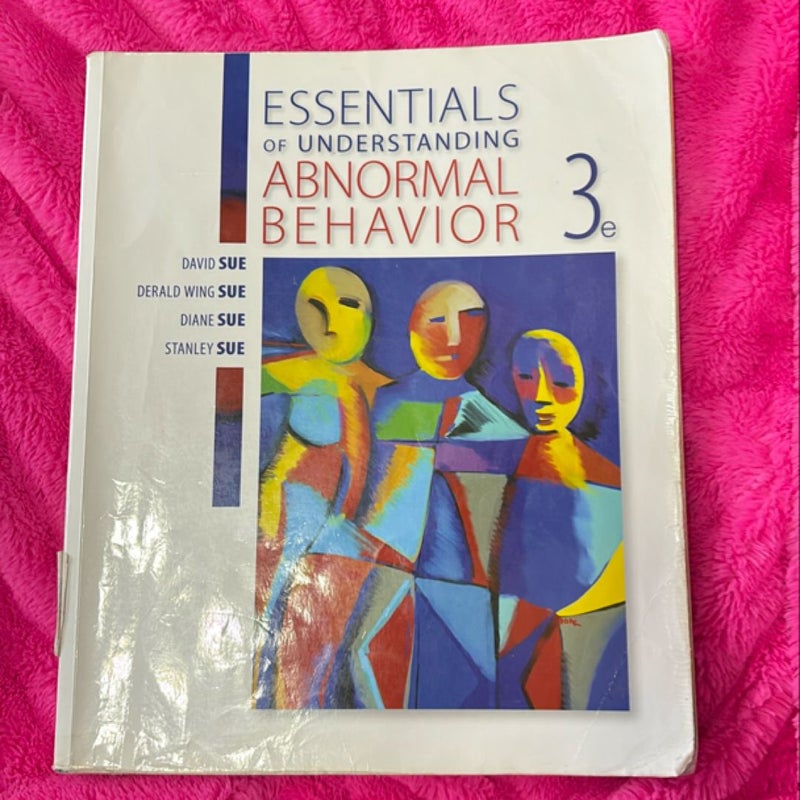 Essentials of Understanding Abnormal Behavior