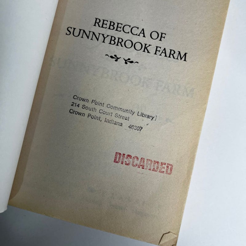 Rebecca of Sunnybrook Farm