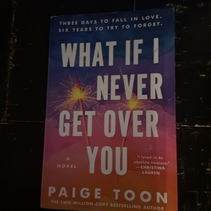 What If I Never Get over You