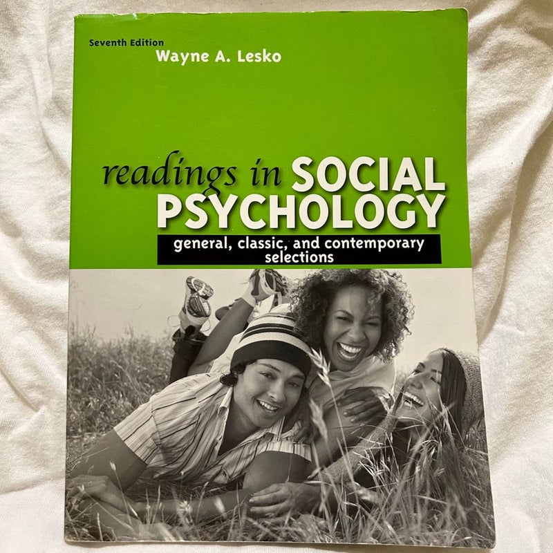 Readings in Social Psychology