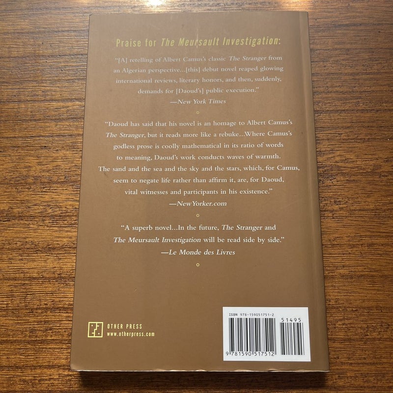 The Meursault Investigation