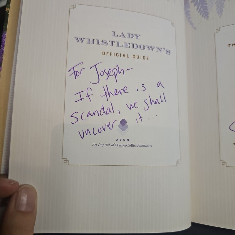 The Wit and Wisdom of Bridgerton signed copy