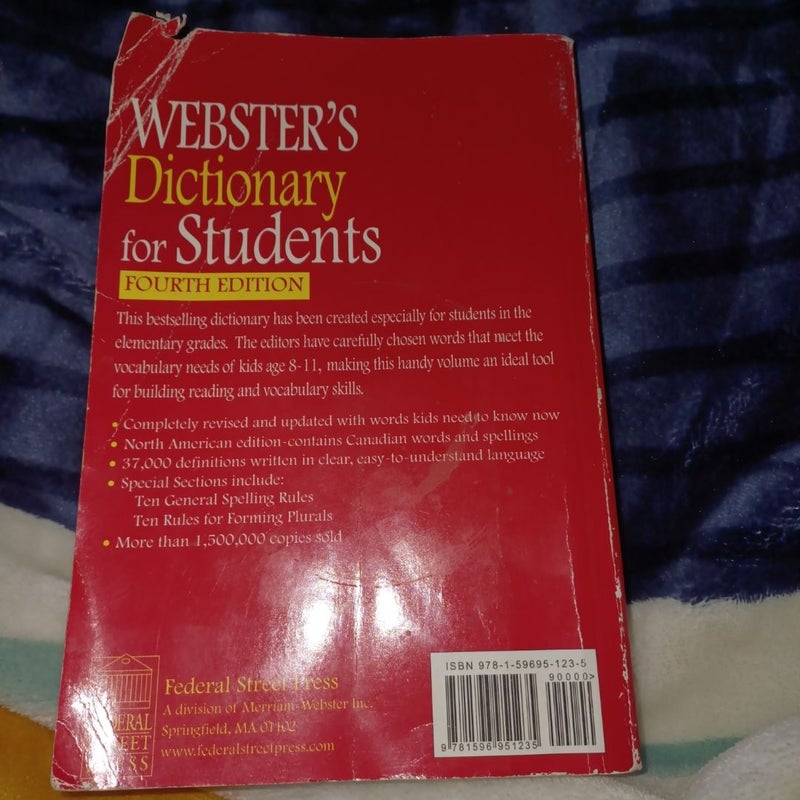 Webster's Dictionary for Students, Fourth Edition