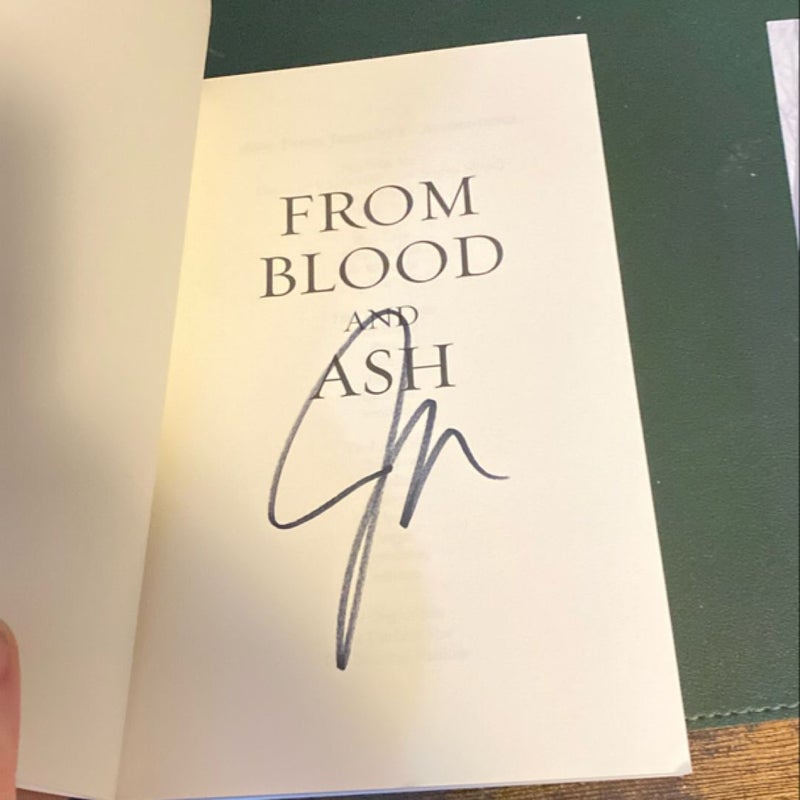 From Blood and Ash (signed)