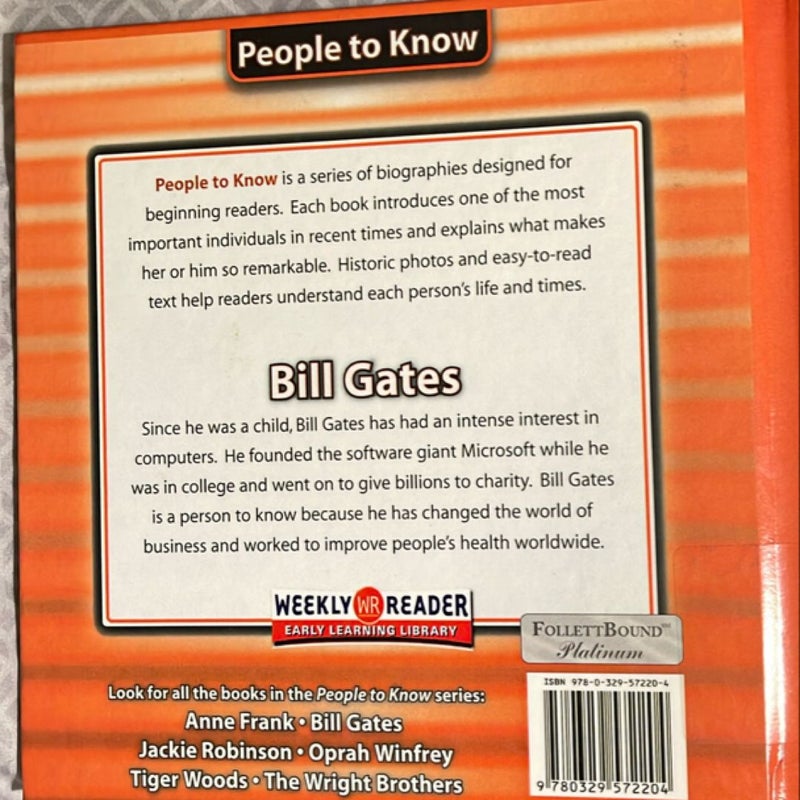 People to Know Bill Gates