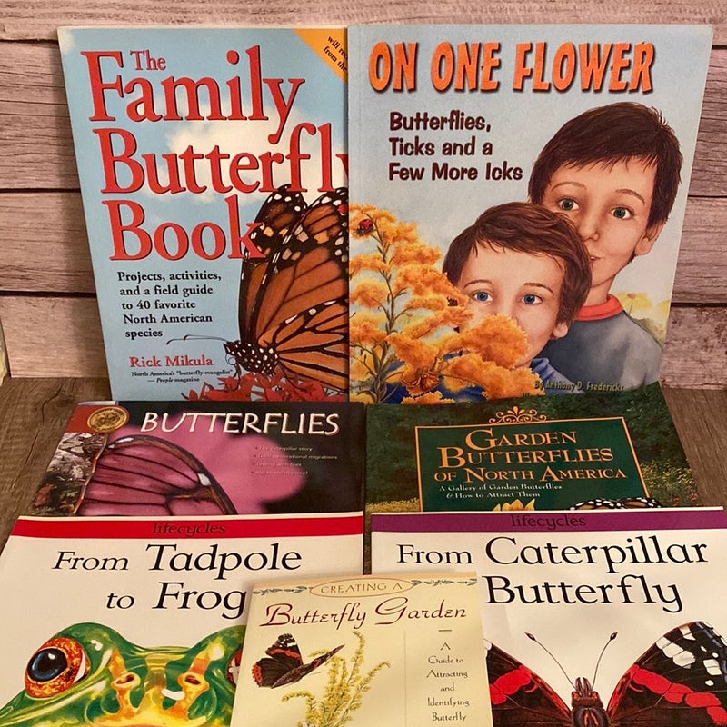Butterfly/Life Cycle Bundle for Kids: 6 Books + 1 Magazine