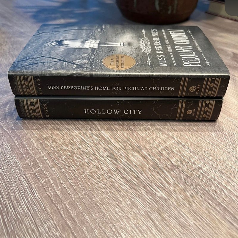 Miss Peregrine's Home For Peculiar children & Hollow City Hardback