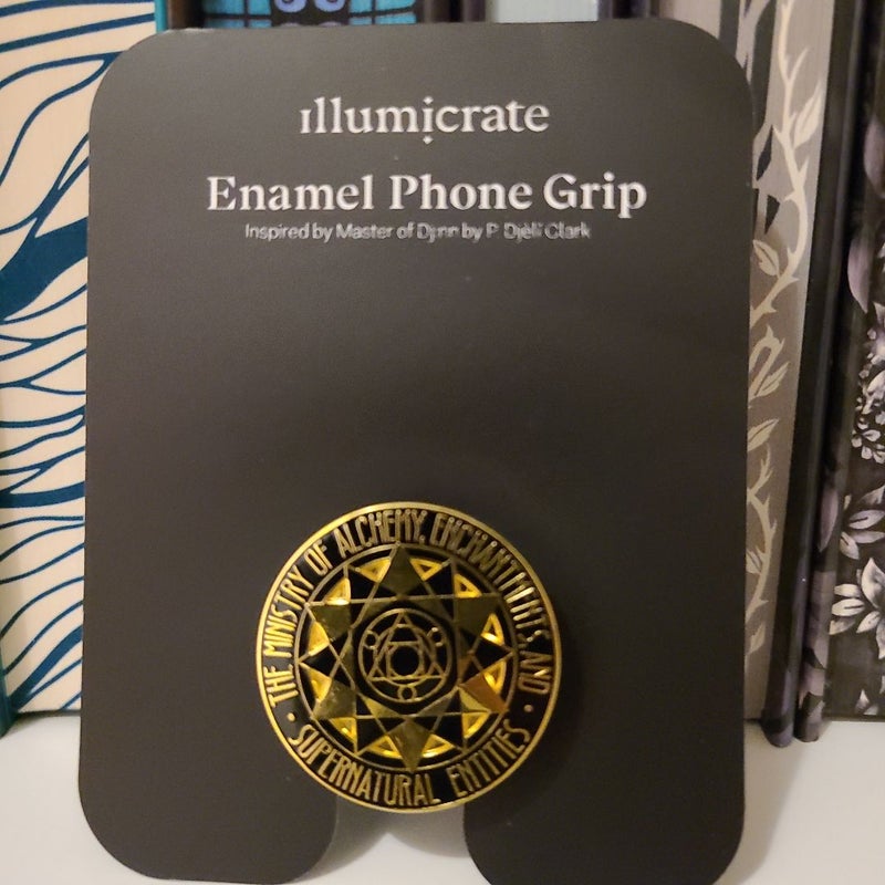 Illumicrate popsocket inspired by A Master of Djinn