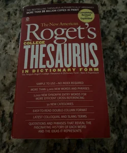 Roget’s College Thesaurus