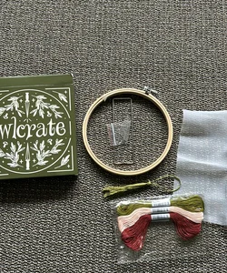 OwlCrate Hedgewitch Embroidered Bookmark Kit