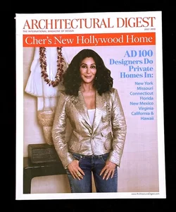 Architectural Digest Magazine July 2010 Feature CHER