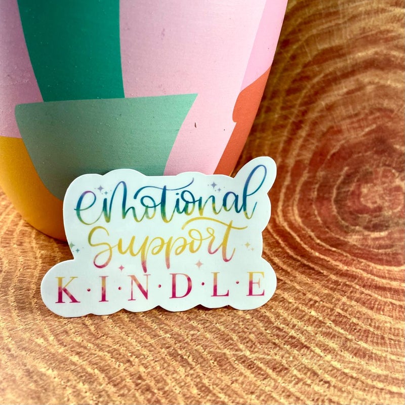 kindle wallpaper - emotional support kindle