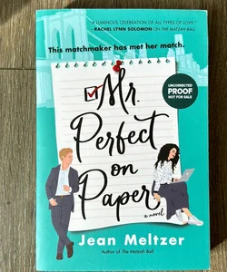 Mr. Perfect on Paper