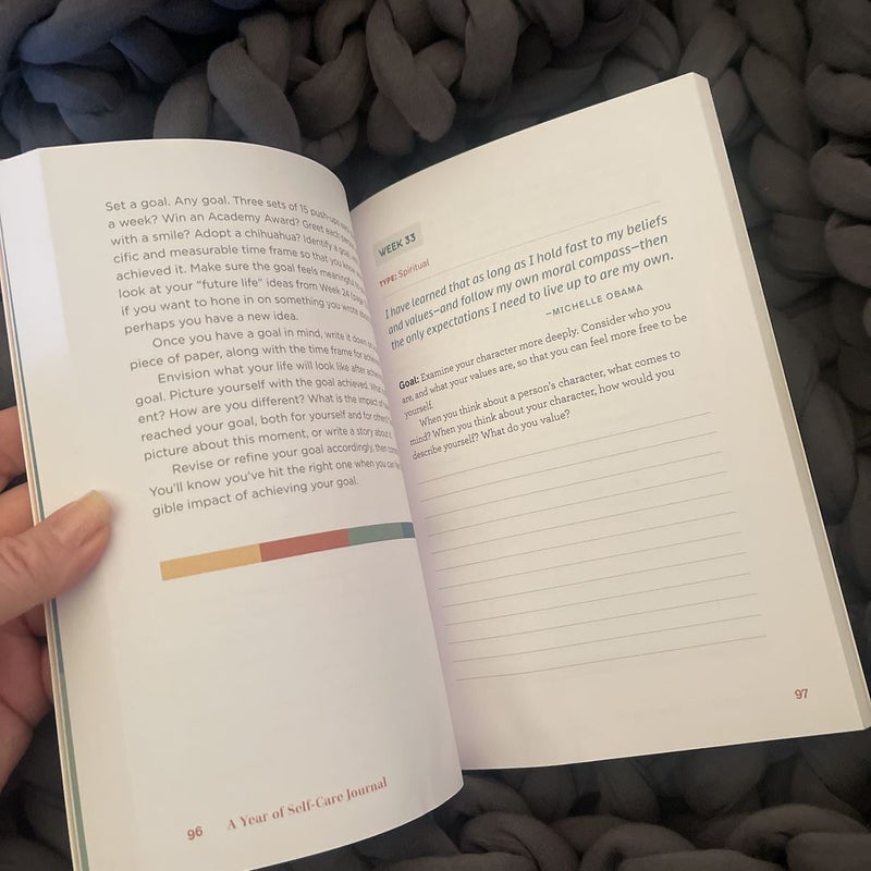 A Year of Self-Care Journal