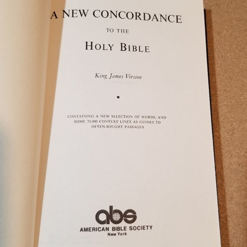 Concordance to the Holy Bible KJV