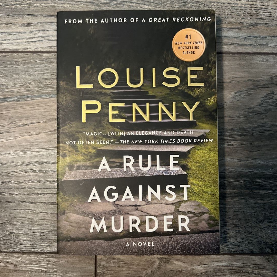 A Rule Against Murder by Louise Penny (First Edition) Signed