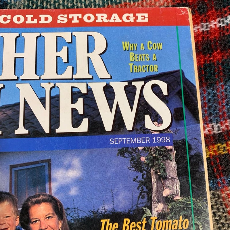 Mother Earth News Magazine - Sept 1998