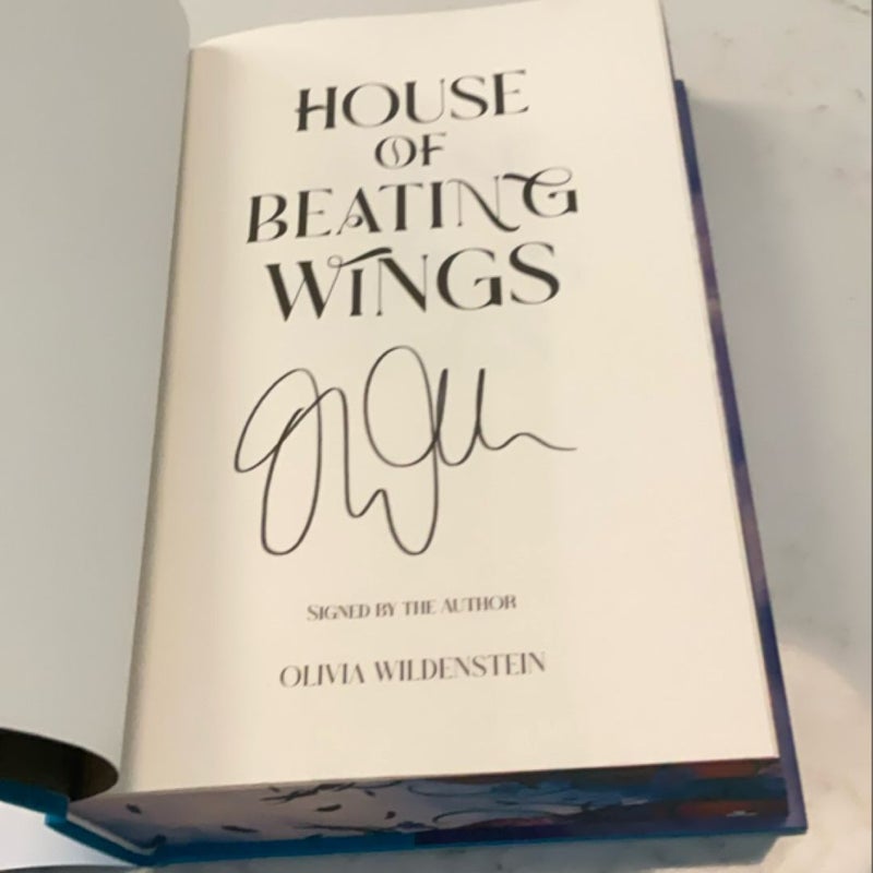 New! Signed! House of Beating Wings - Page and Wick