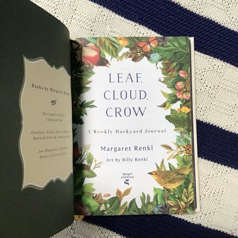 Leaf, Cloud, Crow