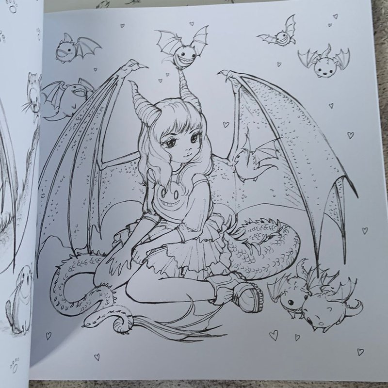 Pop Manga Dragons and Other Magically Mythical Creatures by Camilla d