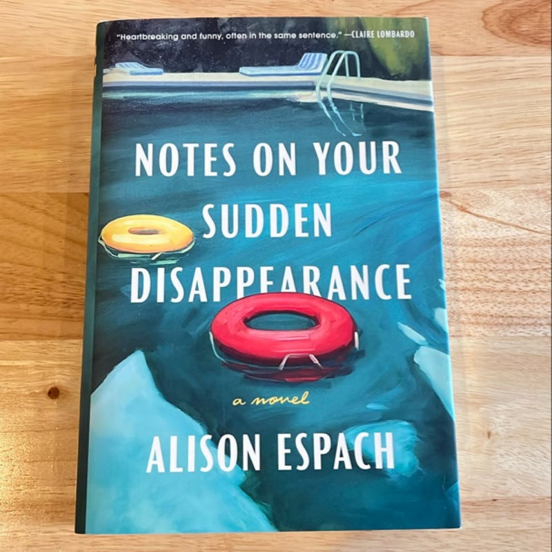 Notes on Your Sudden Disappearance