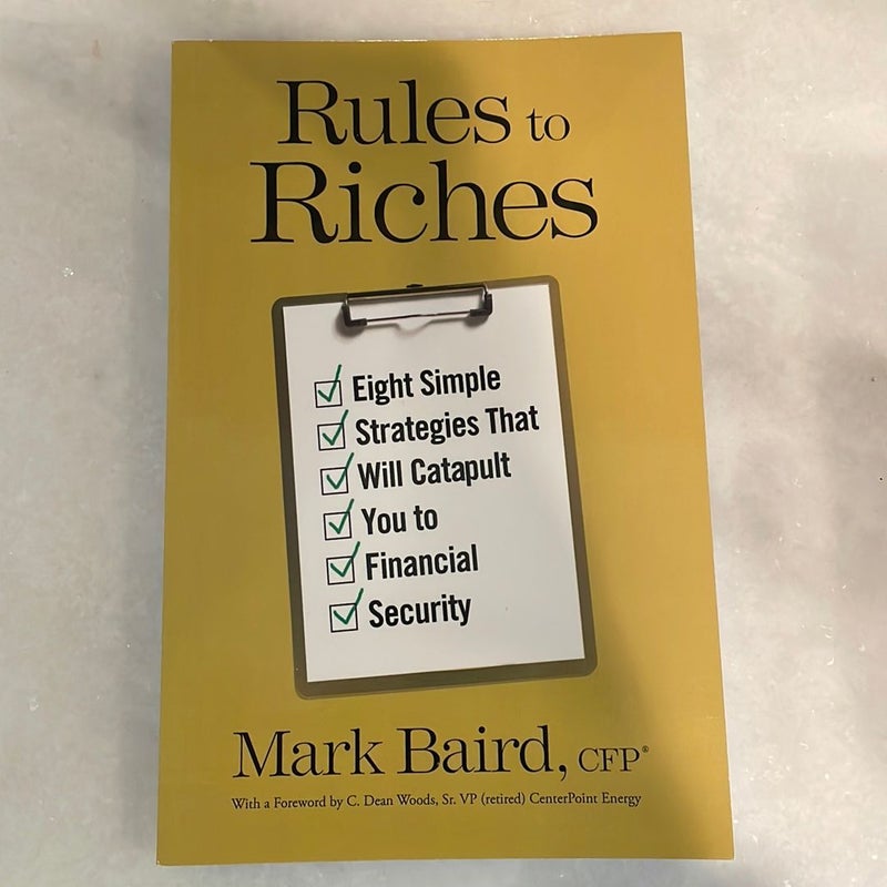 Rules to Riches