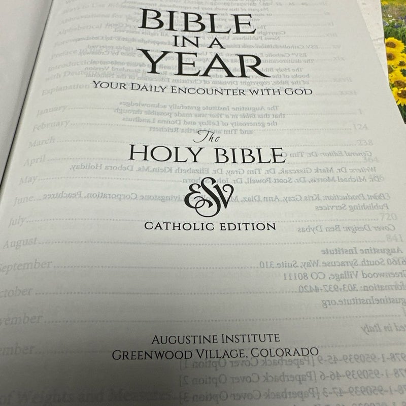 Bible in a Year ESV Catholic Edition