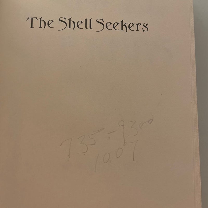 The Shell Seekers by Rosamunde Pilcher-1987, Hardcover w/ Dust Jacket & Deckled