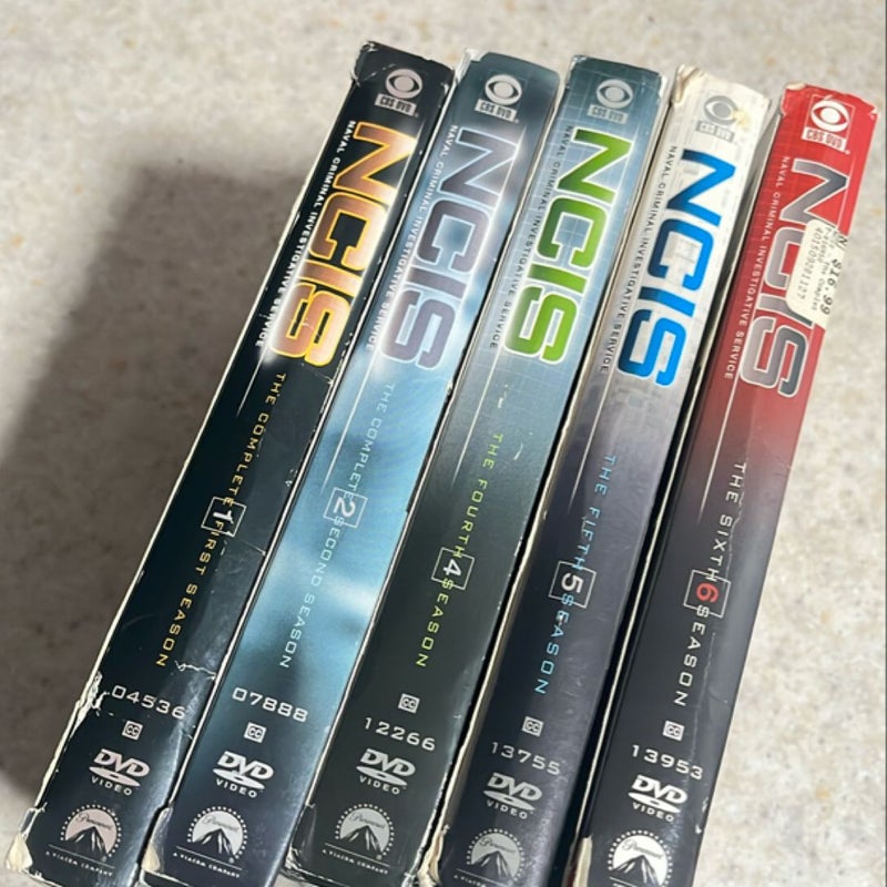 NCIS seasons 1,2,4,5,6