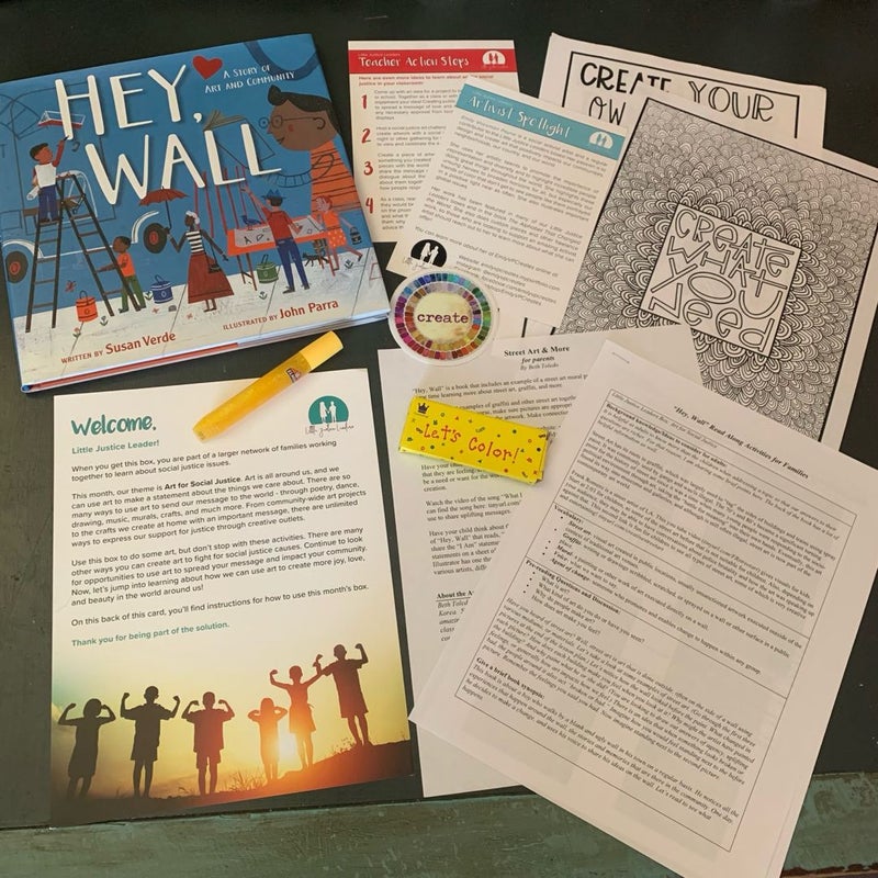 Hey, Wall - Little Justice Leaders Activity Pack