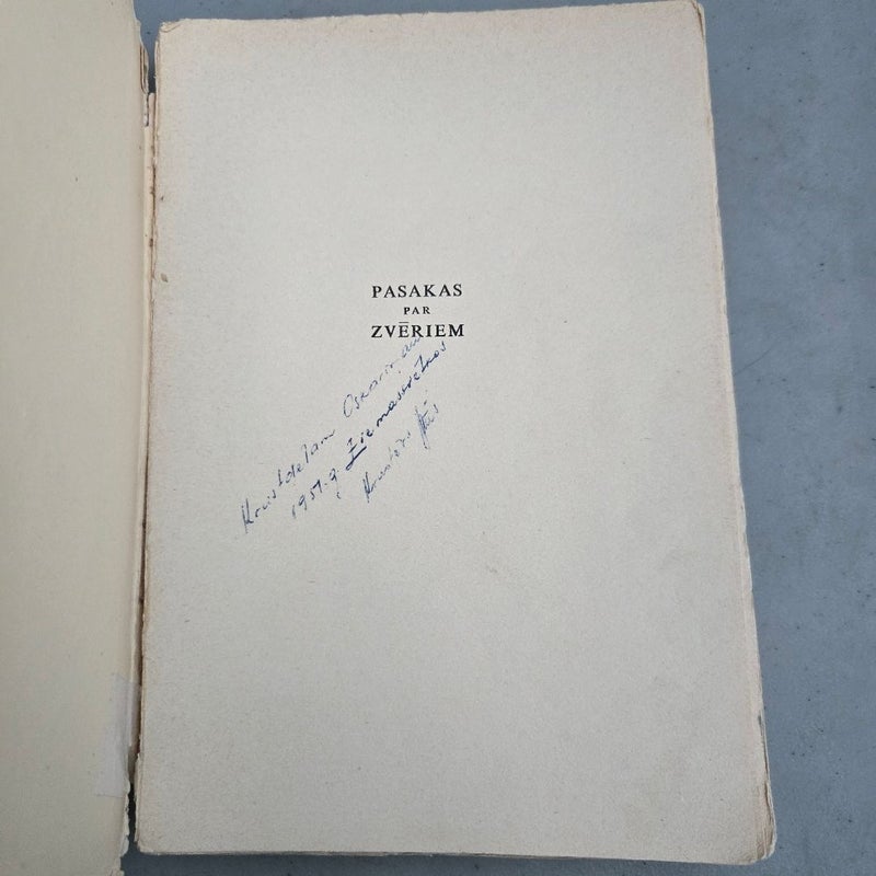 Latvian Fairy Tales Book