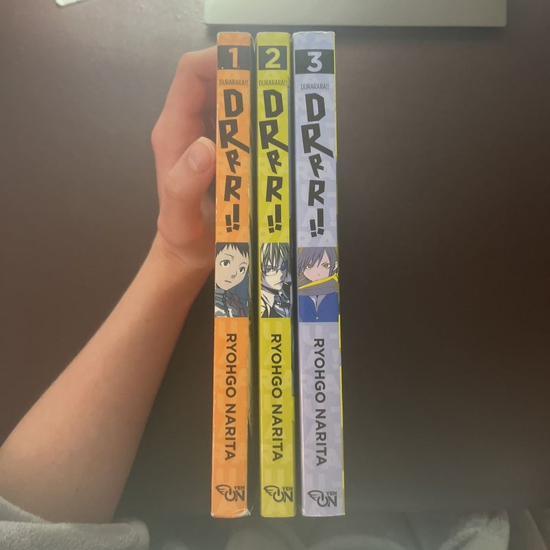 Durarara!! Light Novel Vol. 1–3 / Vol. 1, 2, 3