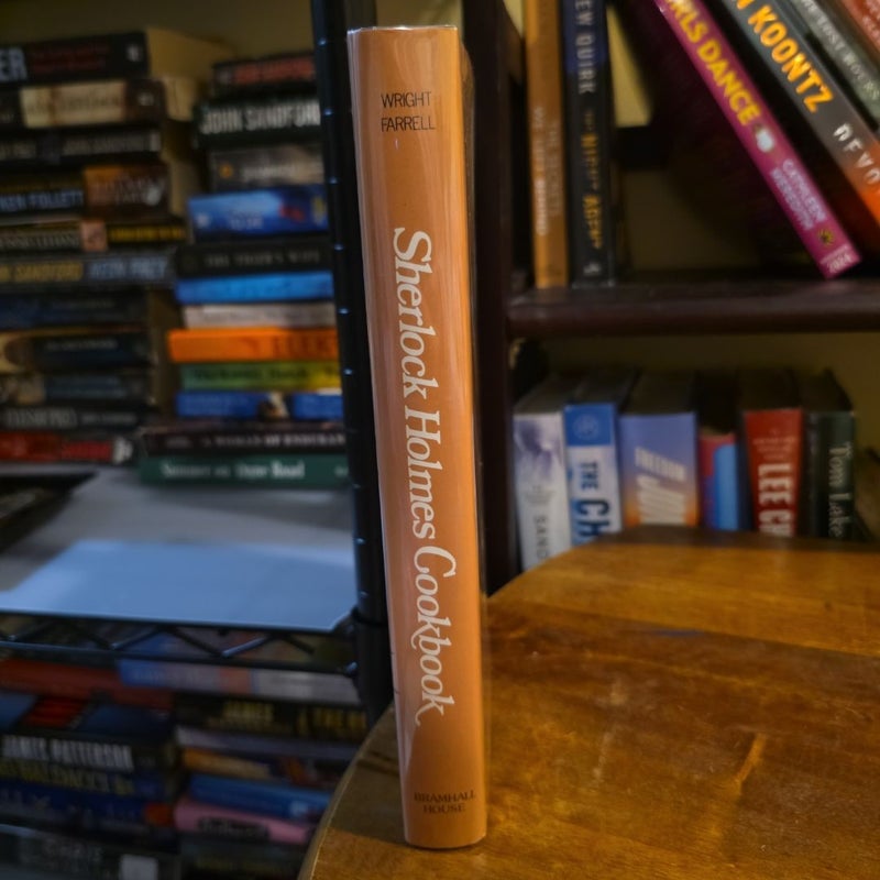 VINTAGE 1976 The Sherlock Holmes Cookbook by Sean Wright and John Farrell (ex-library)