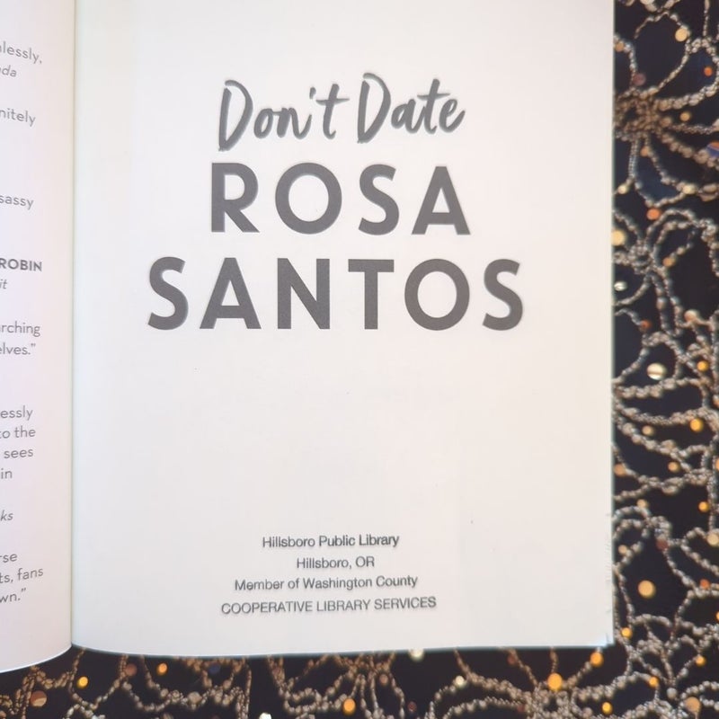 Don't Date Rosa Santos