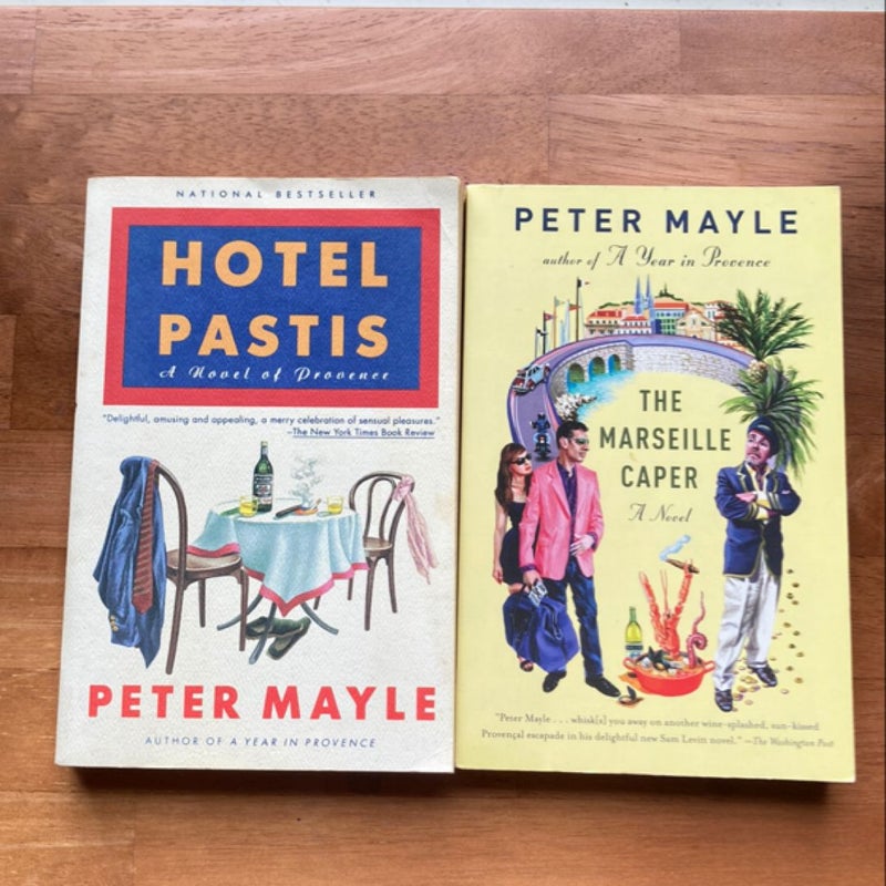 2 book bundle :Hotel Pastis & The marseille caper 