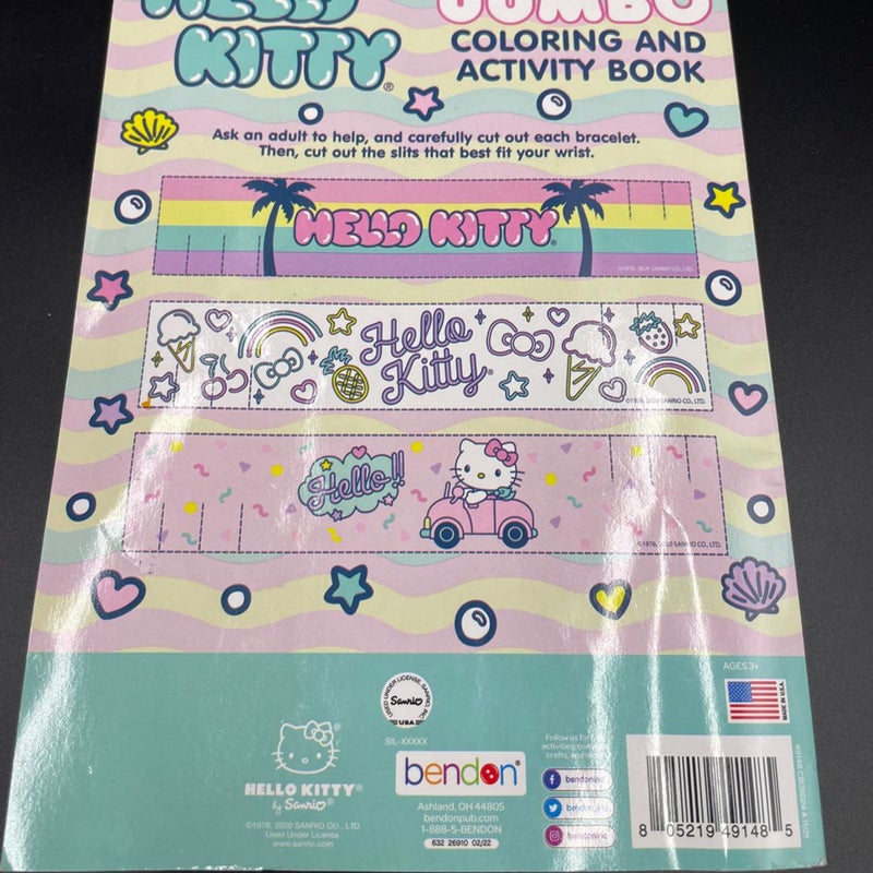 Hello Kitty Jumbo coloring and activity Book