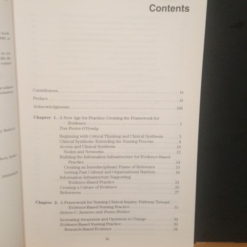 An Introduction to Evidence-Based Practice in Nursing and Health Care