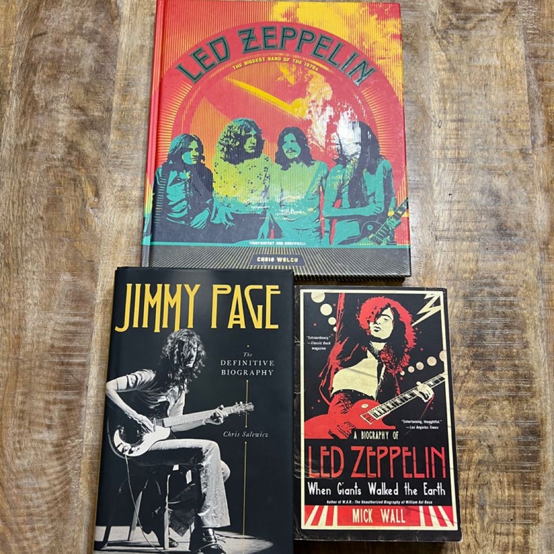 Led Zeppelin 3 Book Set