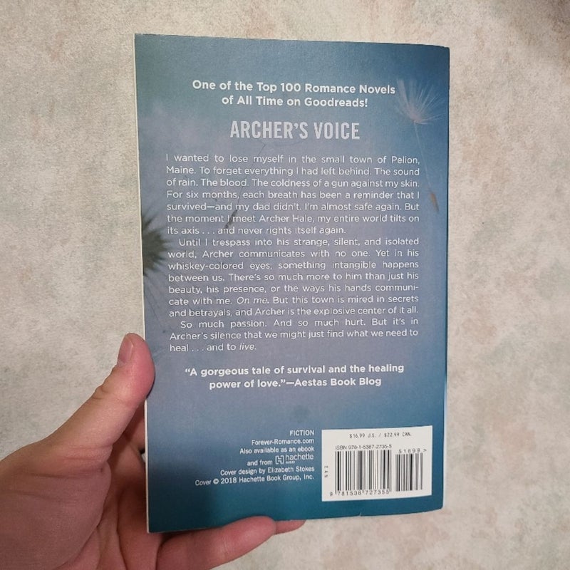 Archer's Voice by Mia Sheridan, a love story romance novel book
