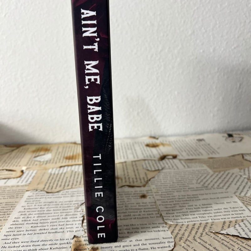 Oop indie It ain’t me babe Tillie Cole signed special edition hardcover