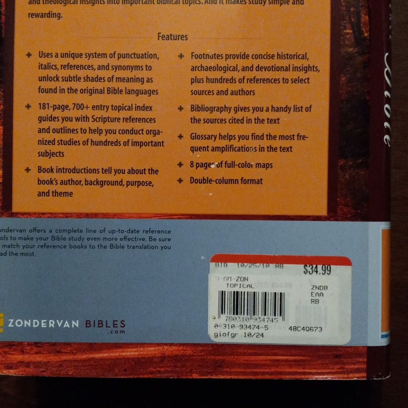 Amplified Topical Reference Bible