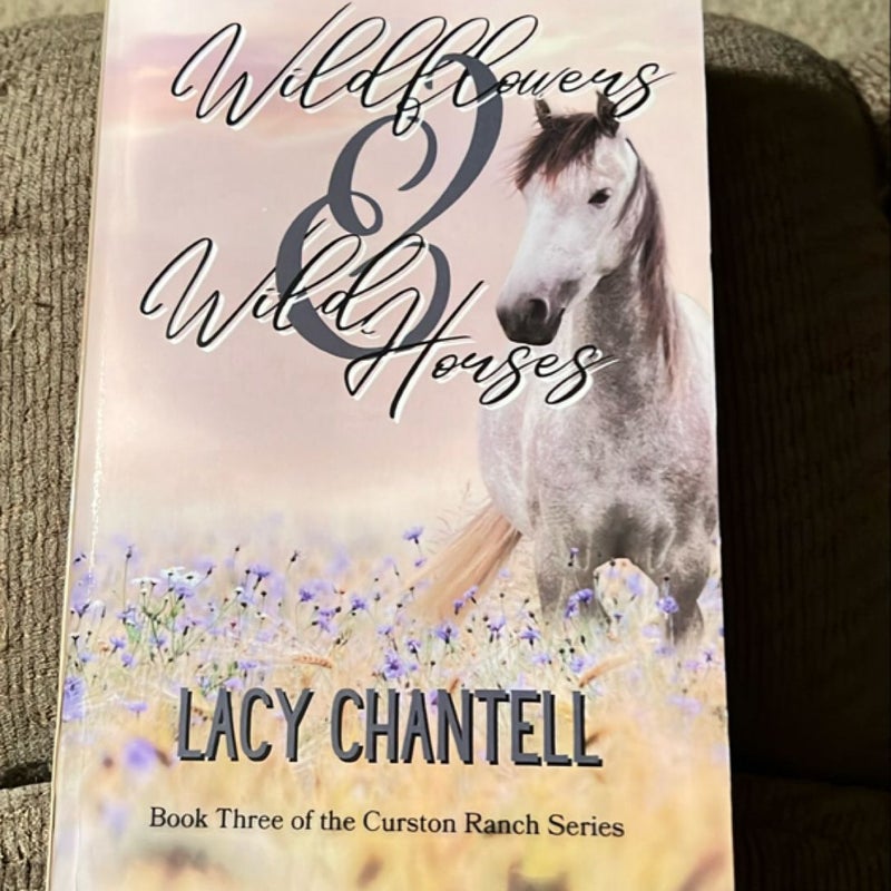 Wild flowers and wild horses