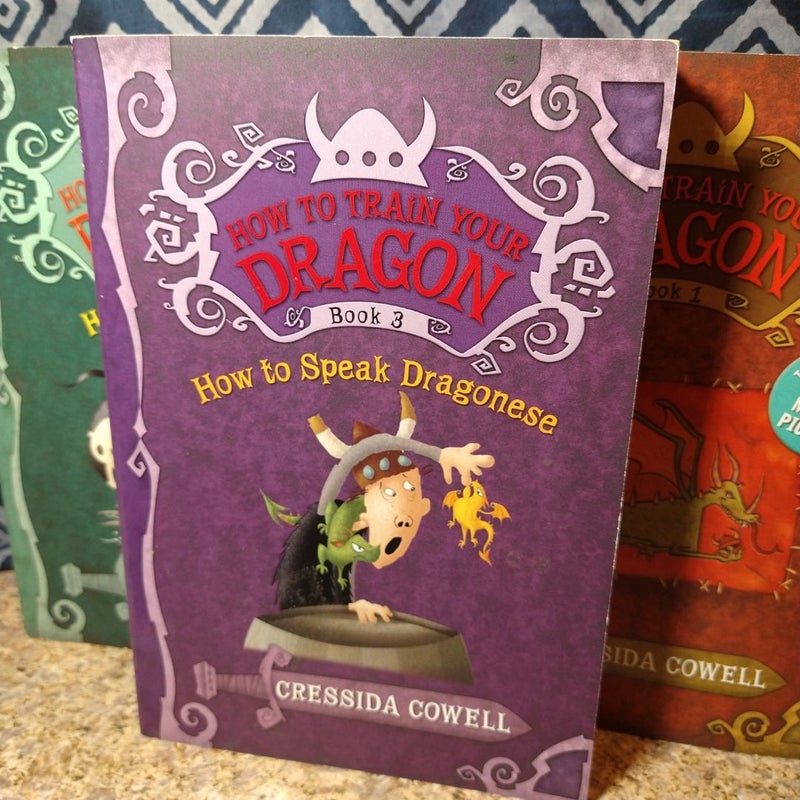 How to Train Your Dragon 3 book set