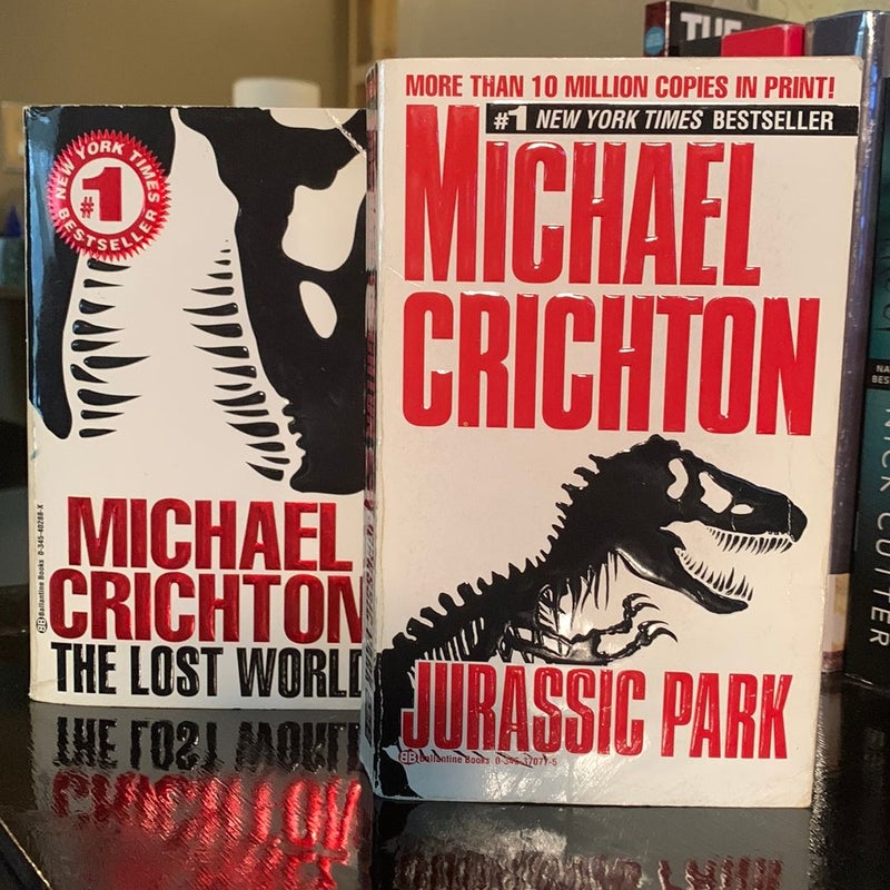 Jurassic Park & The Lost World-Crichton BUNDLE